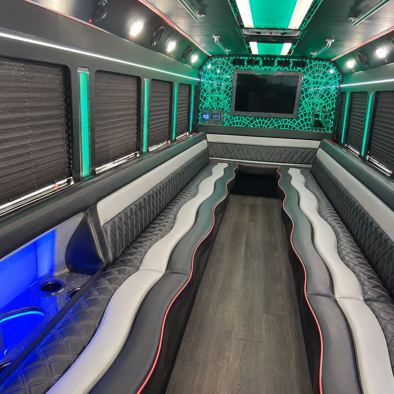 across fontana california party bus rental