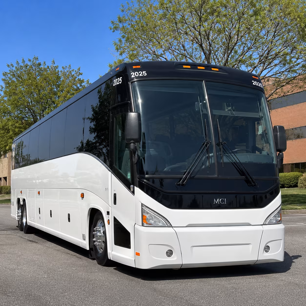 fontana charter bus services exterior