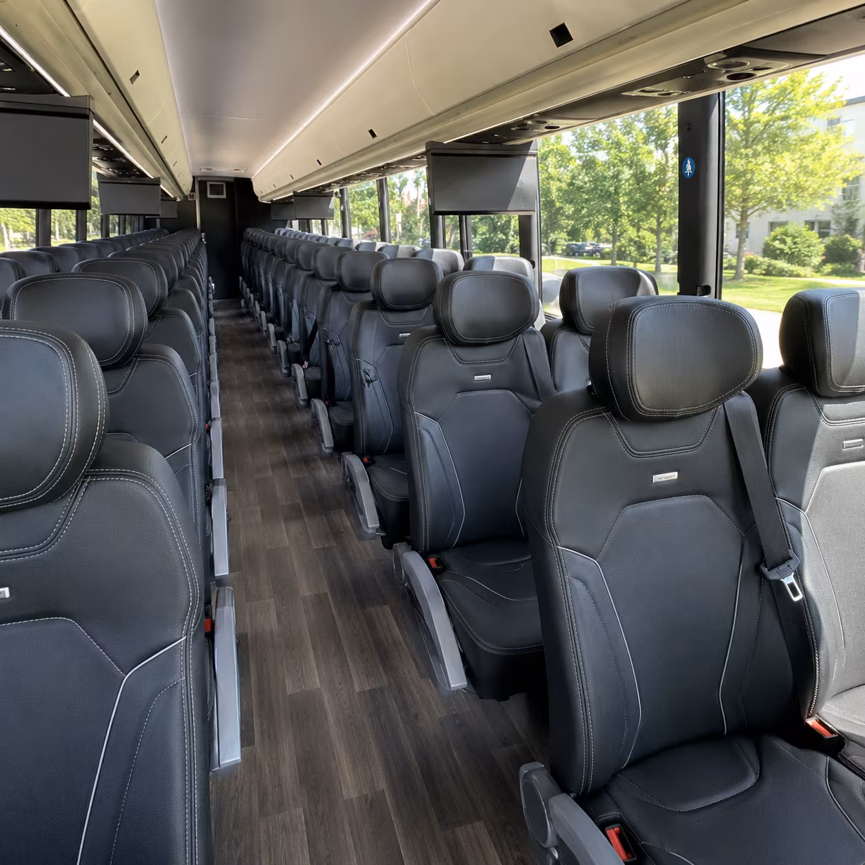 fontana charter bus services inside