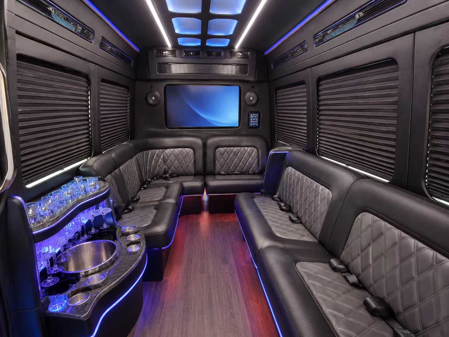 fontana sporting event transportation onboard seating